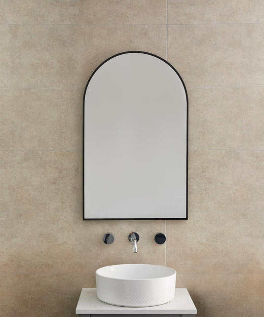 Origins Docklands Arch Mirror 50 - Black - Envy Bathrooms Ltd