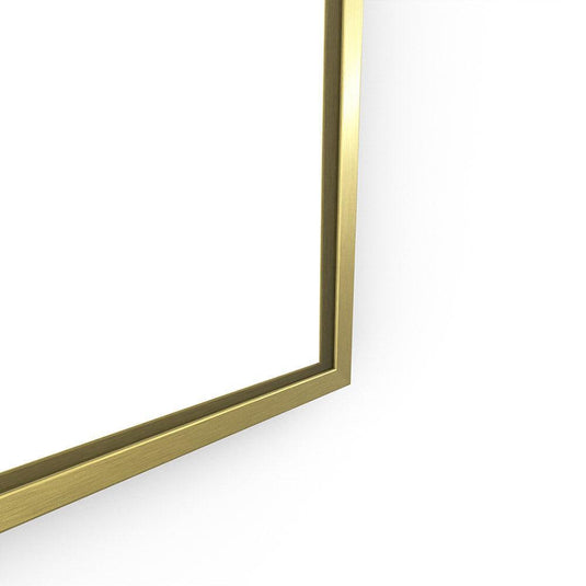 Origins Docklands Arch Mirror 50 - Brushed Brass - Envy Bathrooms Ltd