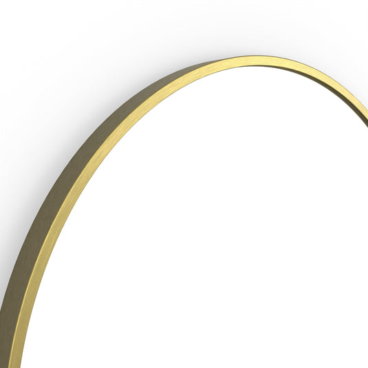Origins Docklands Capsule Mirror 50 - Brushed Brass - Envy Bathrooms Ltd