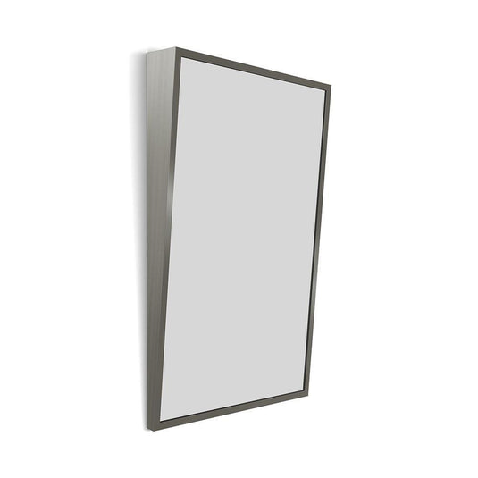 Origins Docklands Inclusive Angled Mirror 50-Brushed Stainless Steel - Envy Bathrooms Ltd
