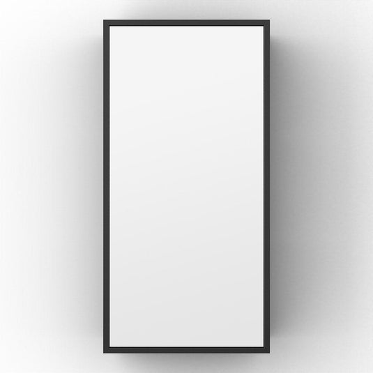 Origins Dockside Mirror With Open Shelving 30 - Black - Envy Bathrooms Ltd