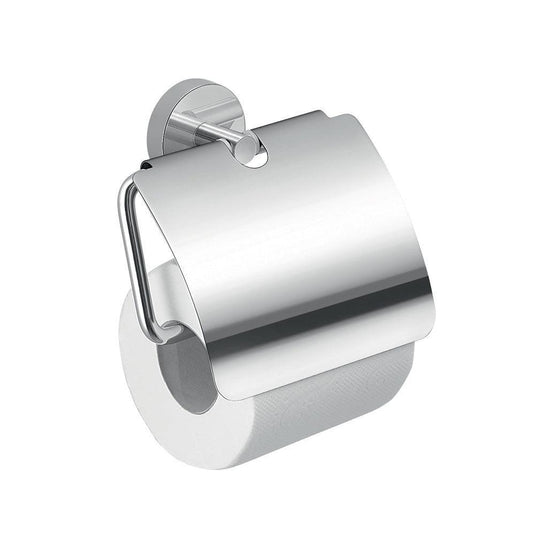 Origins Eros Toilet Roll Holder with Flap - Chrome - Envy Bathrooms Ltd