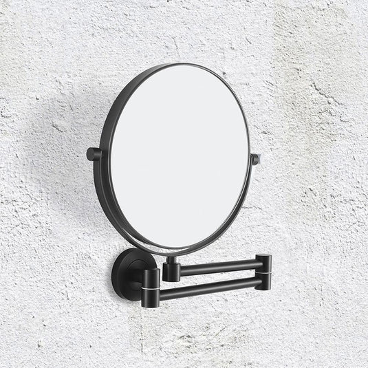 Origins Hutton Reversible 5x Magnifying Wall Mirror - Black - Envy Bathrooms Ltd