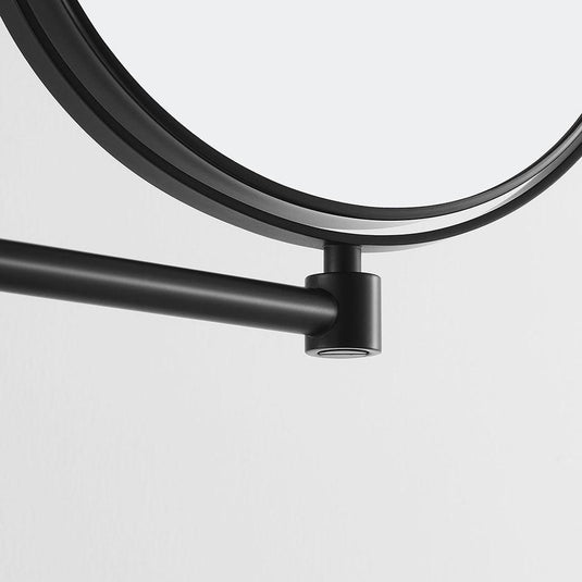 Origins Hutton Reversible 5x Magnifying Wall Mirror - Black - Envy Bathrooms Ltd