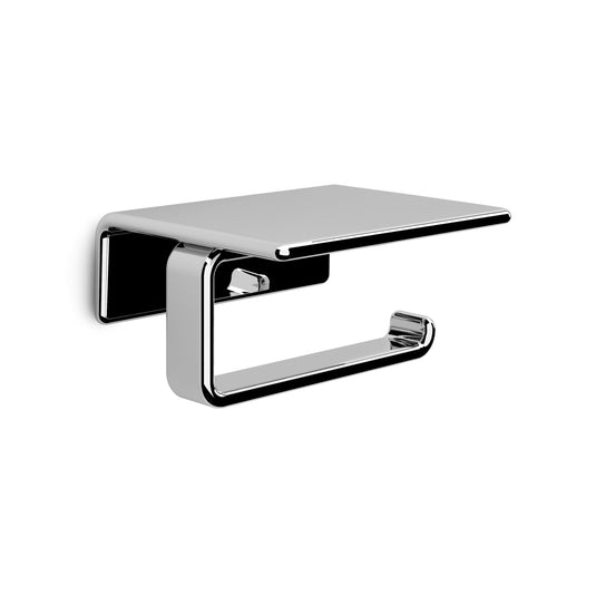 Origins Il Giglio Toilet Roll Holder with Shelf - Chrome - Envy Bathrooms Ltd