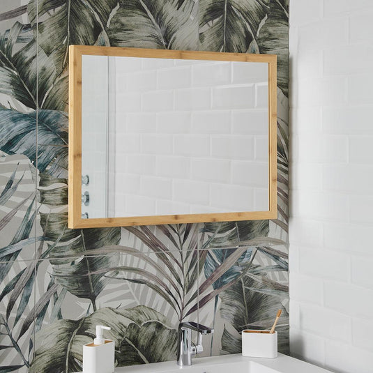 Origins Kenji 60 x 80cm Mirror Rectangular - Bamboo - Envy Bathrooms Ltd