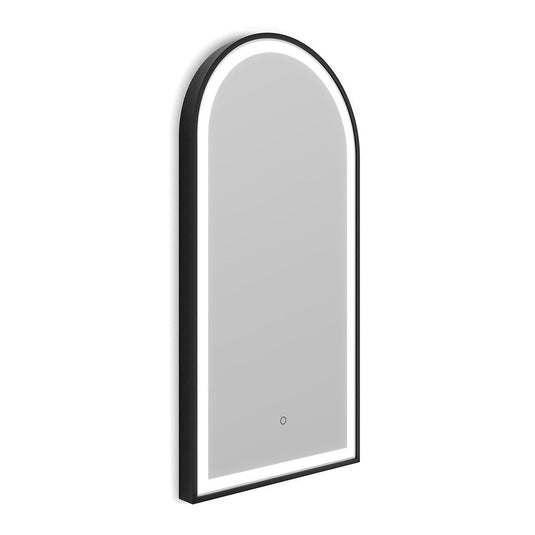 Origins Lomax Light Arch Mirror 40 - Black - Envy Bathrooms Ltd
