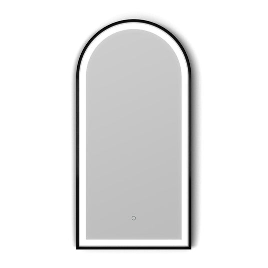 Origins Lomax Light Arch Mirror 40 - Black - Envy Bathrooms Ltd