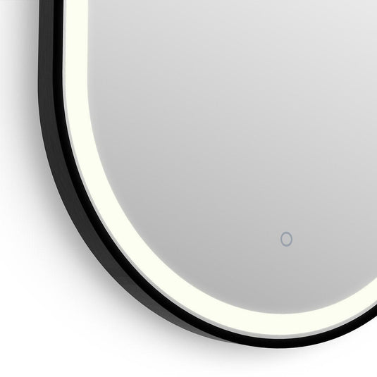 Origins Lomax Light Capsule Mirror 50 - Black - Envy Bathrooms Ltd