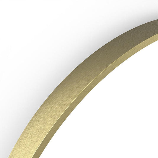 Origins Lomax Round Mirror 60 - Brushed Brass - Envy Bathrooms Ltd