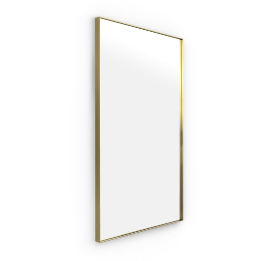 Origins Newington Rectangular Mirror 120 - Brushed Brass - Envy Bathrooms Ltd