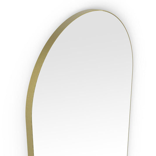 Origins Oslo 50 x 140cm Arch Mirror - Brushed Brass - Envy Bathrooms Ltd