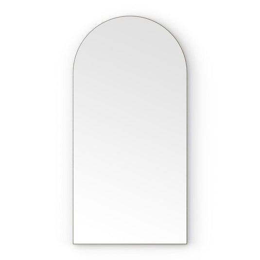 Origins Oslo 50 x 100cm Arch Mirror - Brushed Bronze - Envy Bathrooms Ltd