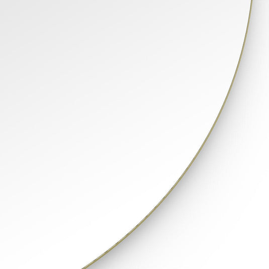 Origins Oslo Round Mirror 60 - Brushed Brass - Envy Bathrooms Ltd