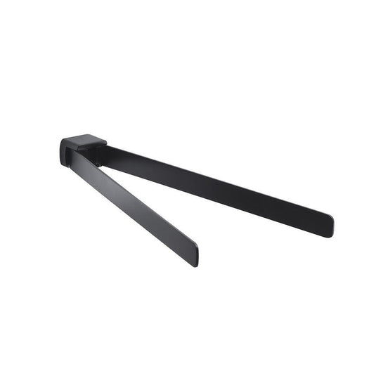 Origins Pirenei Double Swing Towel Rail - Black - Envy Bathrooms Ltd