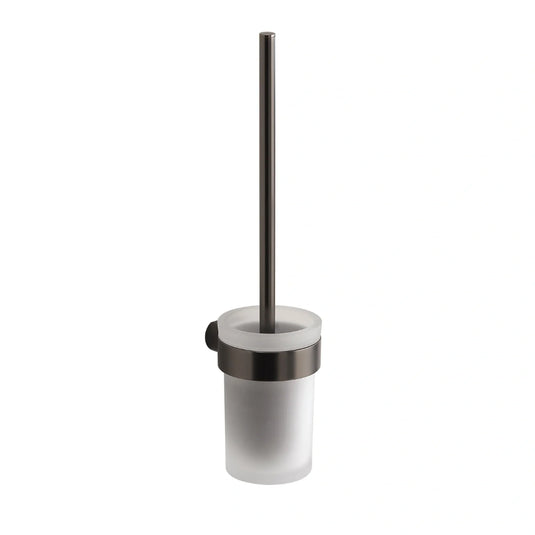 Origins Pirenei WC Brush Set Wall Mounted - Gunmetal - PI33/03-81 - Envy Bathrooms Ltd