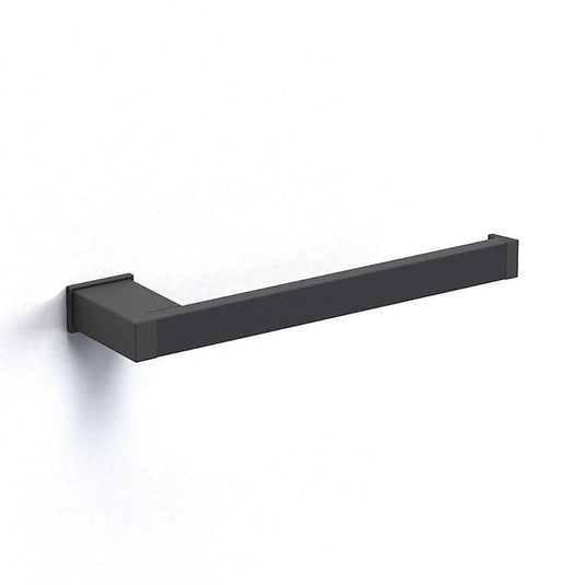 Origins S Cube Open Towel Bar - Black - Envy Bathrooms Ltd