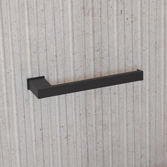 Origins S Cube Open Towel Bar - Black - Envy Bathrooms Ltd