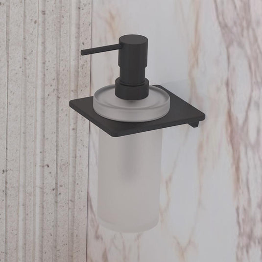 Origins S Cube Soap Dispenser - Black - Envy Bathrooms Ltd