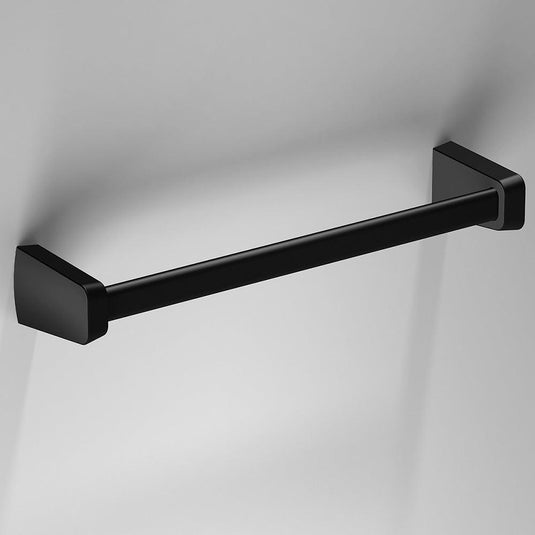 Origins S6 Black Towel Rail 32cm - Black - Envy Bathrooms Ltd