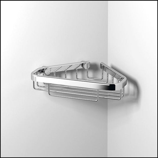 Origins Small Corner Shower Basket - Chrome - Envy Bathrooms Ltd