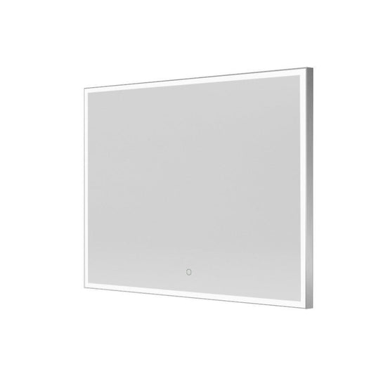 Origins Tate 120 x 70cm Rectangular Light Mirror - Polished Chrome - Envy Bathrooms Ltd