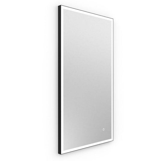Origins Tate 40 x 80cm Light Mirror - Black - Envy Bathrooms Ltd