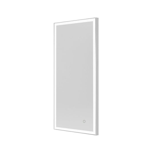 Origins Tate 50 x 100cm Light Rectangular Mirror - Polished Chrome - Envy Bathrooms Ltd
