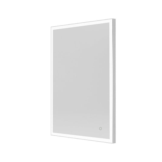 Origins Tate 60 x 80cm Light Rectangular Mirror - Polished Chrome - Envy Bathrooms Ltd