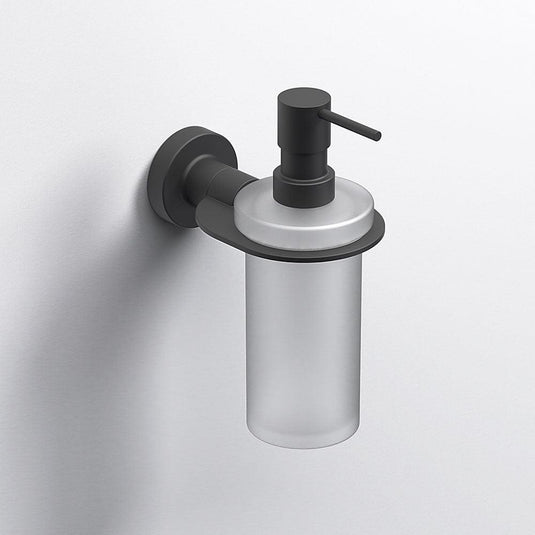 Origins Tecno Project Soap Dispenser - Black - Envy Bathrooms Ltd