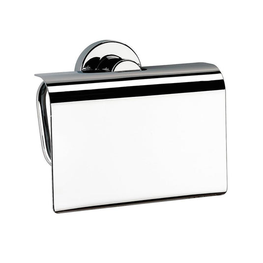 Origins Tecno Project Toilet Roll Holder with Flap - Chrome - Envy Bathrooms Ltd