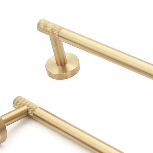 Origins Turner Open Towel Bar - Brushed Brass - Envy Bathrooms Ltd