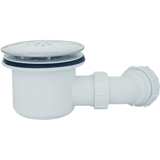 Poppy 45mm Low Profile 1200x800mm Offset Quadrant Tray & Waste (RH) - RUBY106703 - Envy Bathrooms Ltd