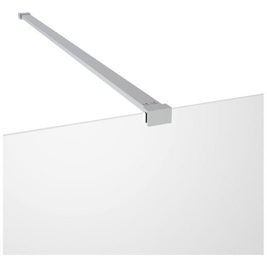 Poppy Apollo 1100mm Wetroom Panel & Support Bar - Chrome - RUBY108936 - Envy Bathrooms Ltd