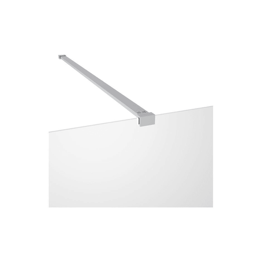 Poppy Apollo 1400mm Wetroom Panel & Support Bar - Chrome - RUBY107520 - Envy Bathrooms Ltd