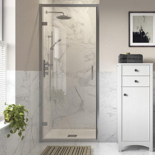 Poppy Apollo 760mm Hinged Door - Chrome - RUBY3813 - Envy Bathrooms Ltd