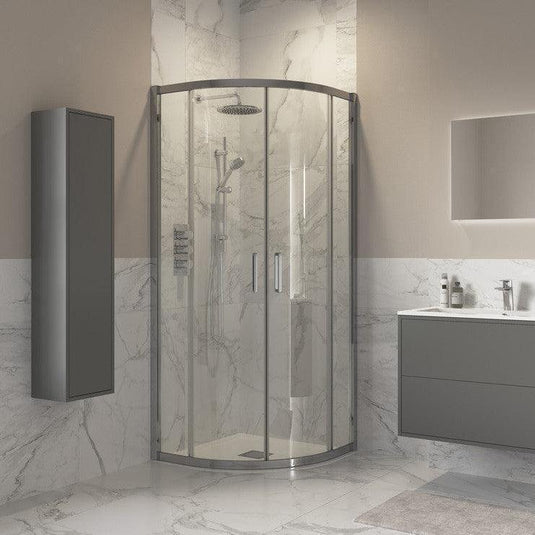 Poppy Apollo 900x900mm 2 Door Quadrant - Chrome - RUBY3823 - Envy Bathrooms Ltd
