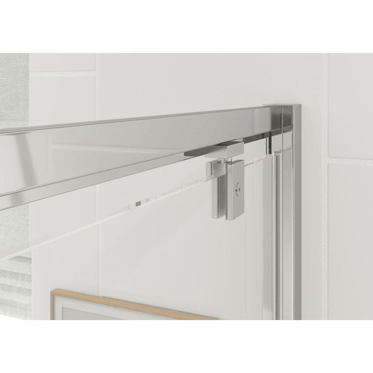 Poppy Duke 900mm Pivot Door - Chrome - RUBY101448 - Envy Bathrooms Ltd