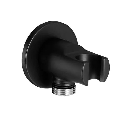 Roca Aqua Round Water Inlet With Shower Head Holder Matt Black | A5B5250NB0