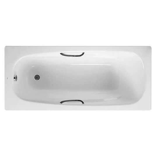 Roca Carla 1500x700mm Single Ended Anti-Slip Bath 2 Tap Holes | A2376L3000