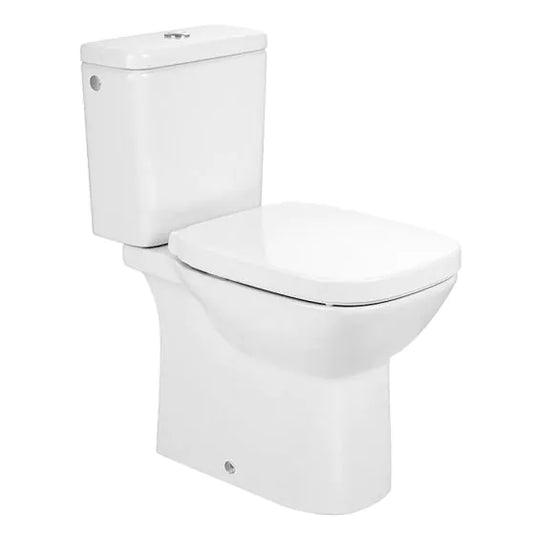 Roca Debba Square Close Coupled Rimless WC Pan | A34299L000
