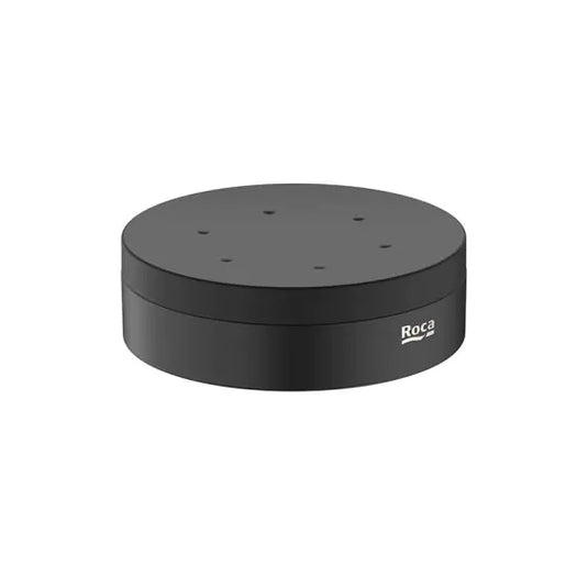 Roca Hotels Round Countertop Soap Dish Matt Black | A817597C40