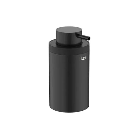Roca Hotels Round Countertop Soap Dispenser Matt Black | A817589C40