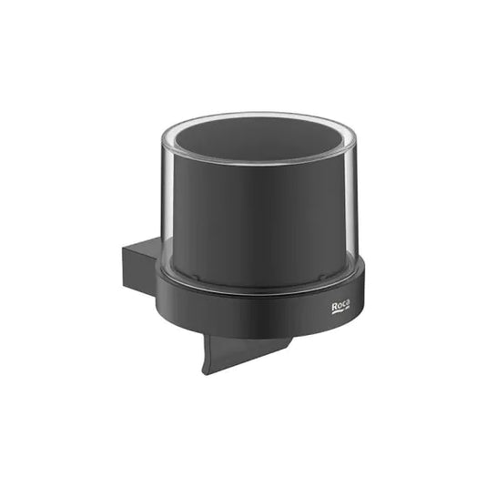 Roca Hotels Round Soap Dispenser with Lever Matt Black | A817590C40