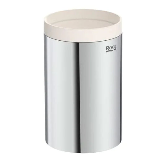 Roca Hotels Round Countertop Tumbler Chrome | A817594C00