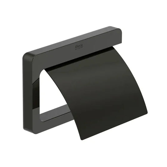 Roca Tempo Toilet Roll Holder with Cover Black Titanium | A817033CN0