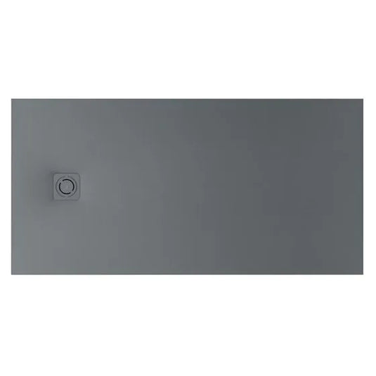 Roca Terran-N Stonex 2.0 1000 x 800mm Rectangular Shower Tray Slate | APA013E832000200