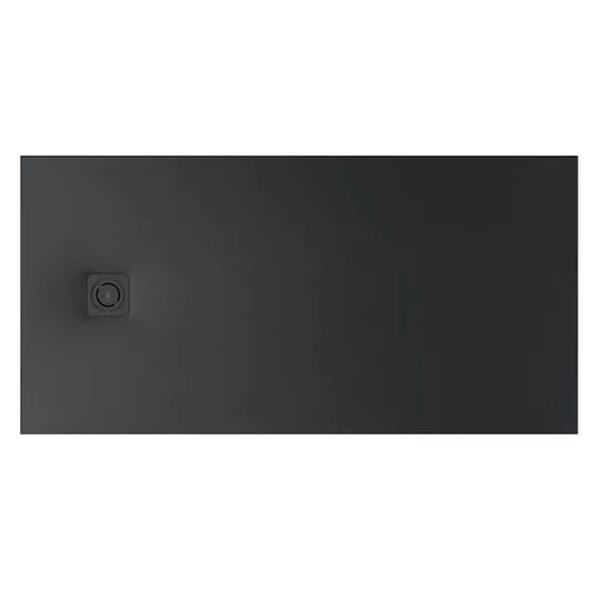 Roca Terran-N Stonex 2.0 1000 x 800mm Rectangular Shower Tray Black | APA013E832000400