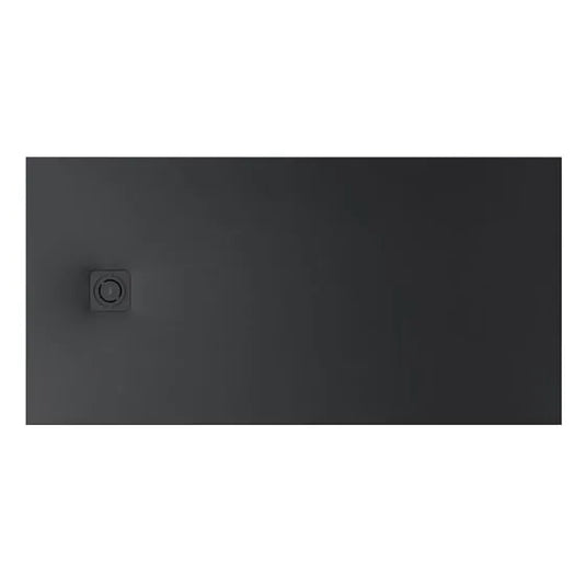 Roca Terran-N Stonex 2.0 1600 x 700mm Rectangular Shower Tray Black | APA016402BC00400