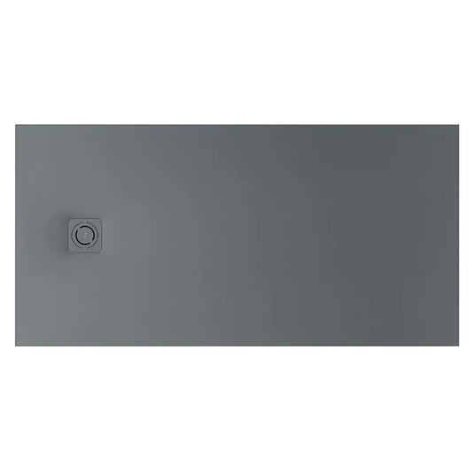 Roca Terran-N Stonex 2.0 1600 x 800mm Rectangular Shower Tray Slate | APA0164032000200
